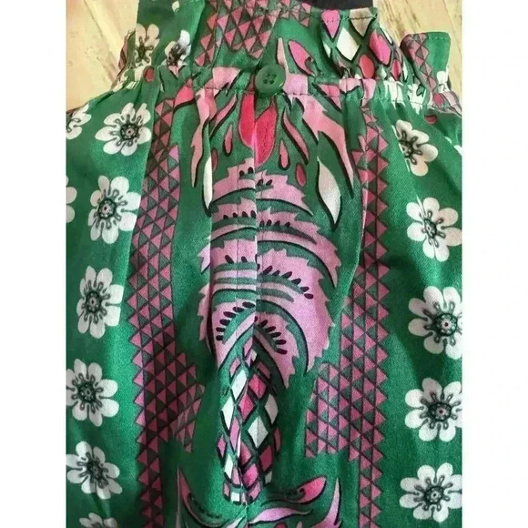 Charter Club Bright Pineapple Tropical Sleeveless Shift‎ Dress Women's Petite S - Picture 8 of 11